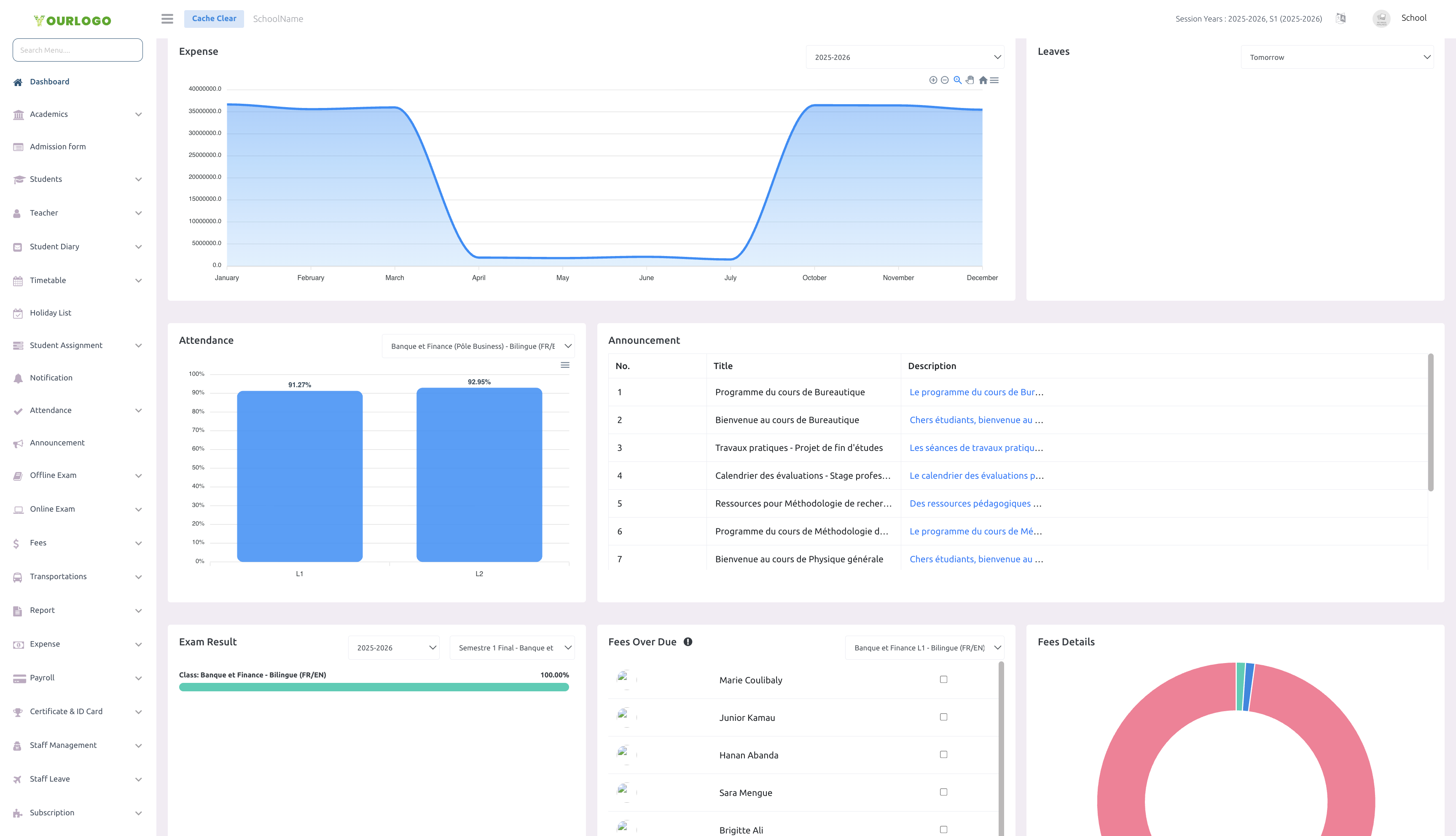 Admin Dashboard